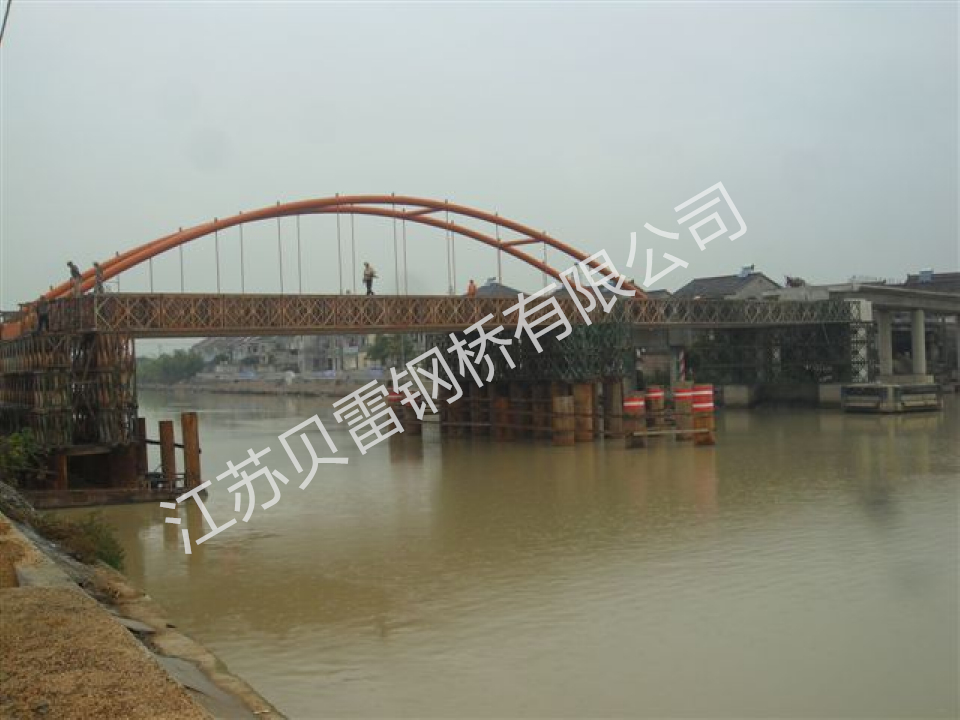 南京跨秦淮河高架滿堂支撐01
